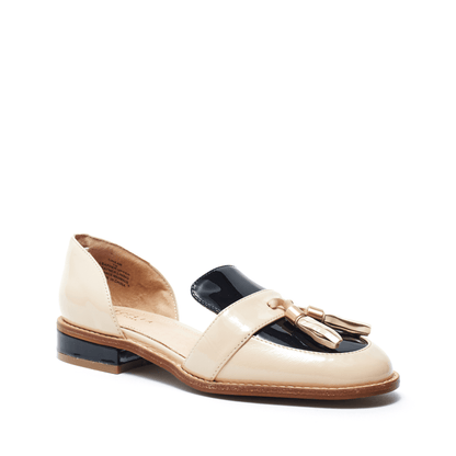 LINEAR - Nude and Black Patent Leather