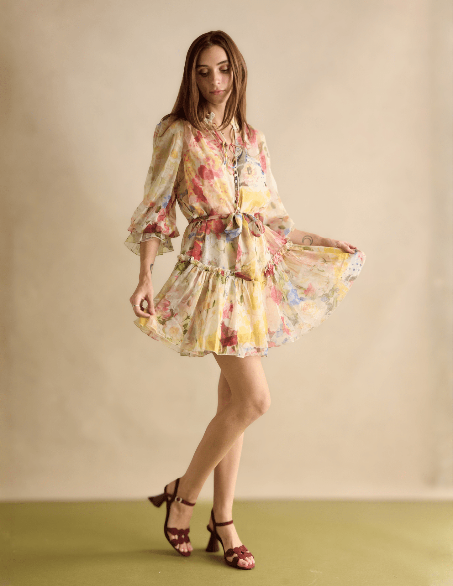 SATURN - Floral Dress