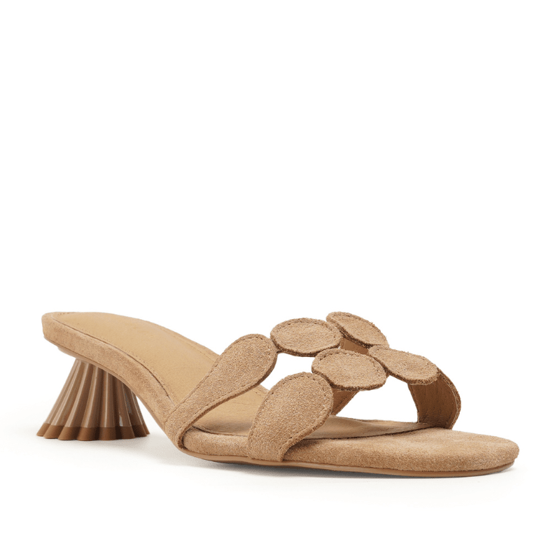 BUNNY - SAND SUEDE SANDAL