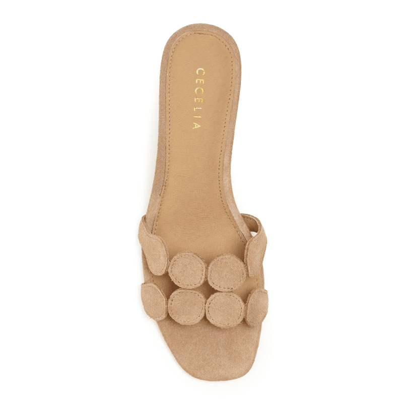 BUNNY - SAND SUEDE SANDAL