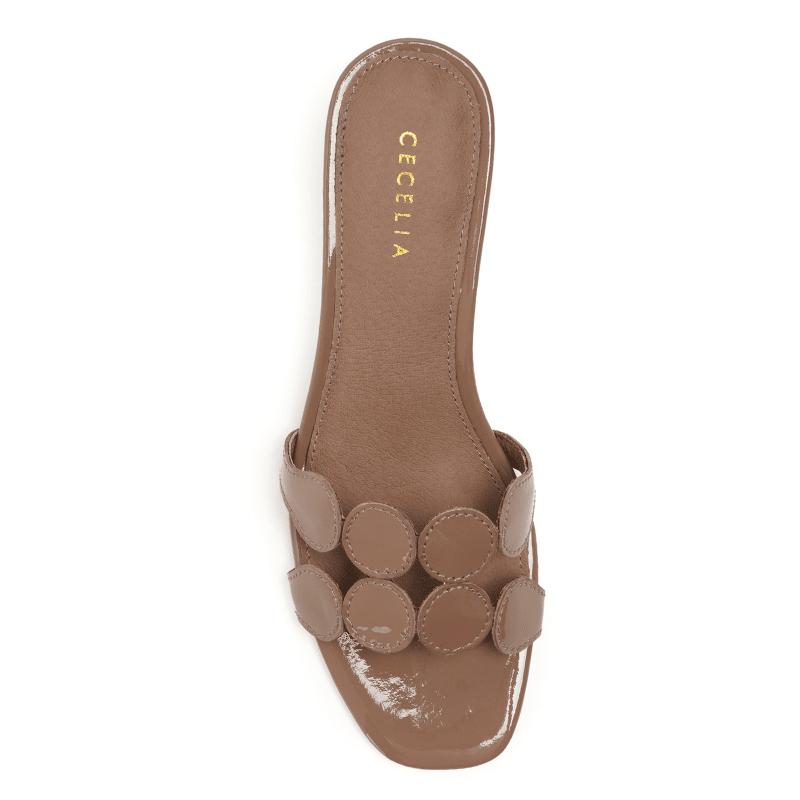 BUNNY - TAUPE PATENT
