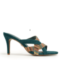 BARNEY - Green Multi Heel