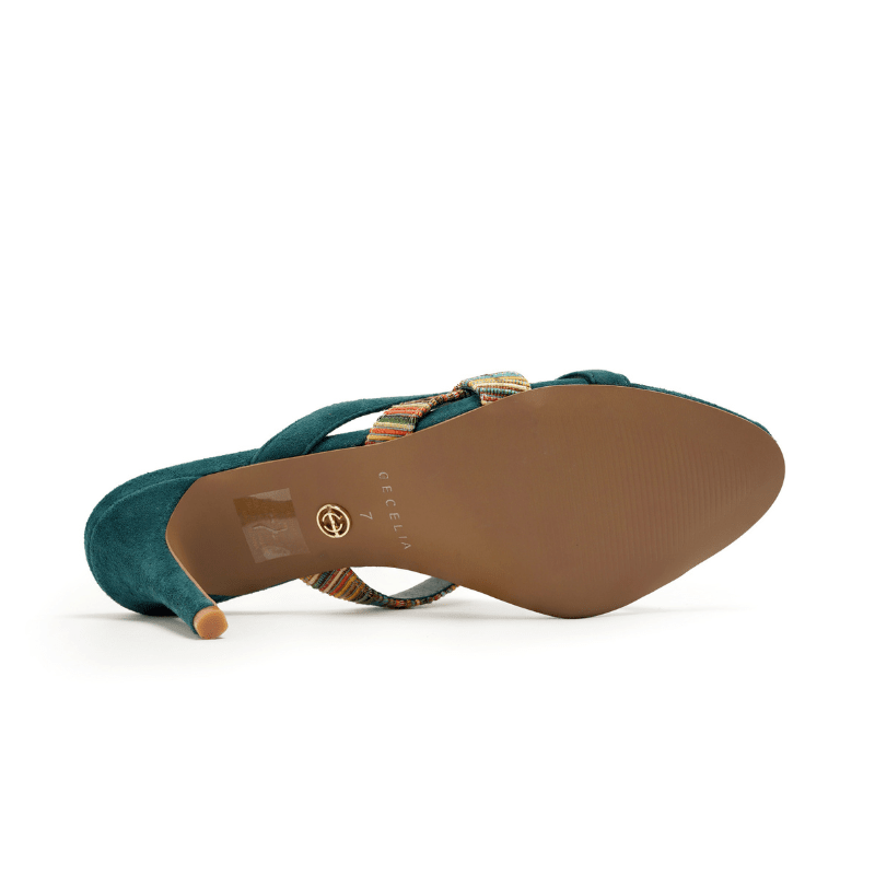 BARNEY - Green Multi Heel