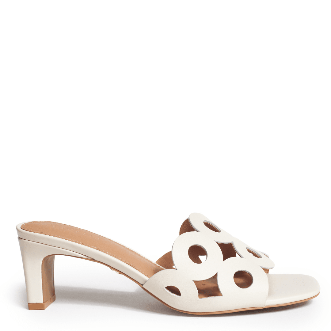 cream white ivory dress slide sandal leather 