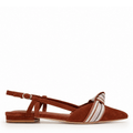 BRIANNA - BARREL SUEDE FLAT