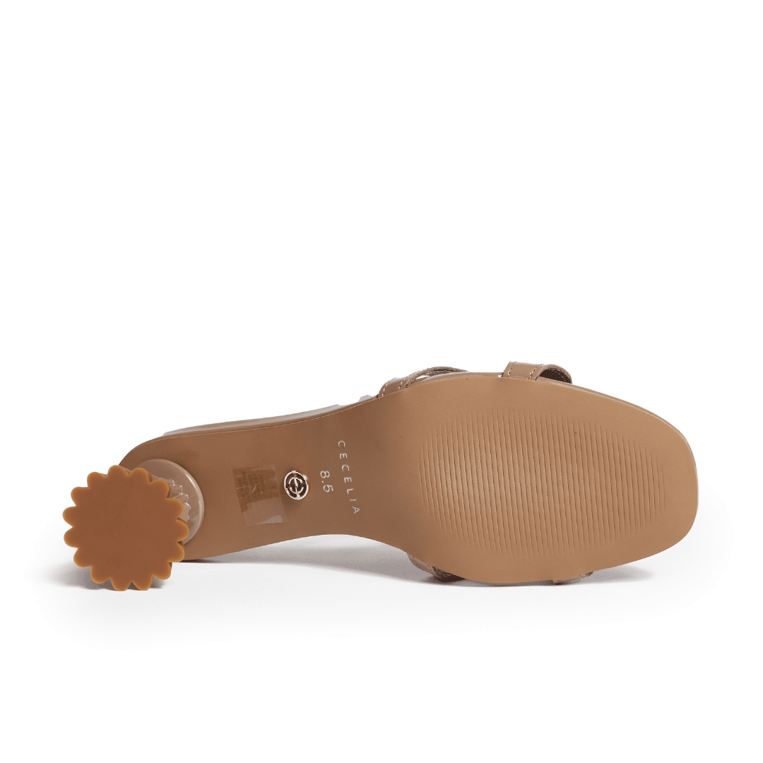 BUNNY - Tea Patent Sandal