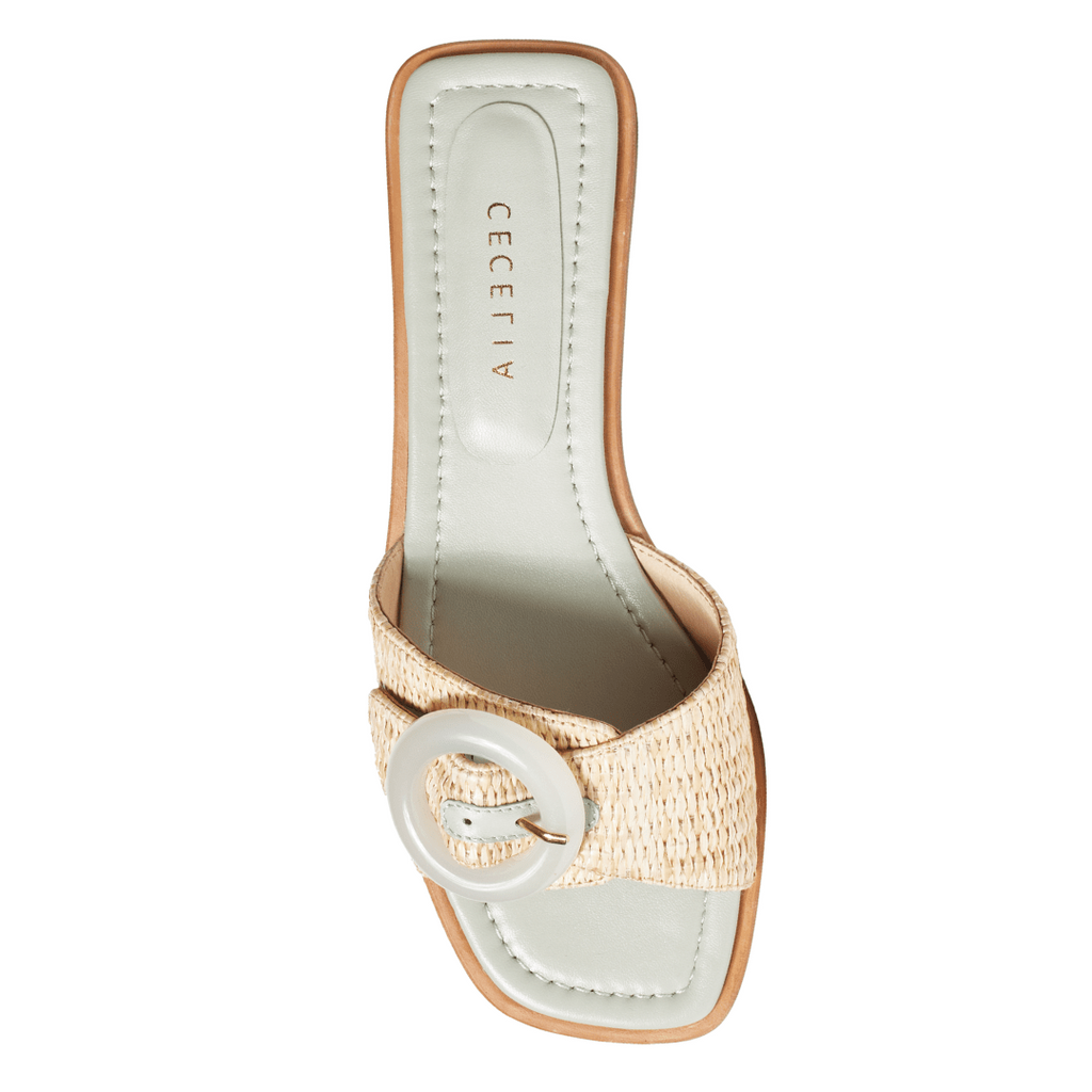 DIANE - Light Blue Buckle Sandals