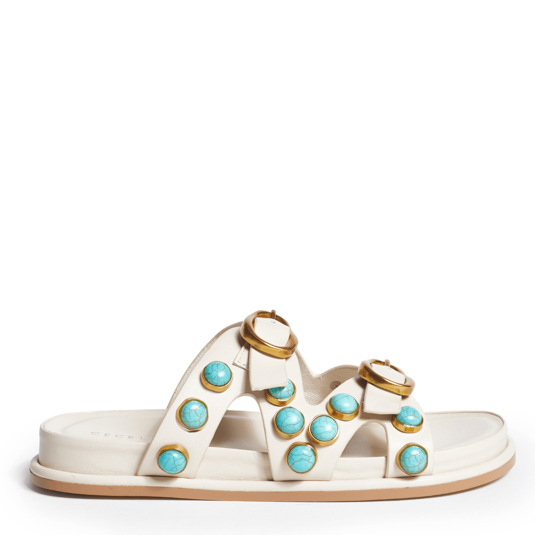 ENAMEL - Bone Sandals