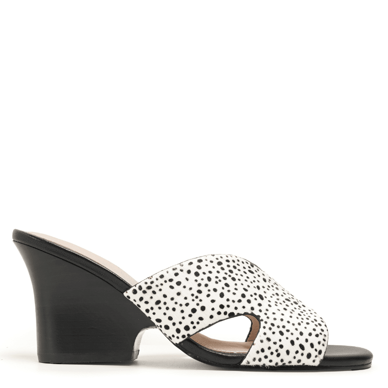 FAYE - BLACK & WHITE SANDAL