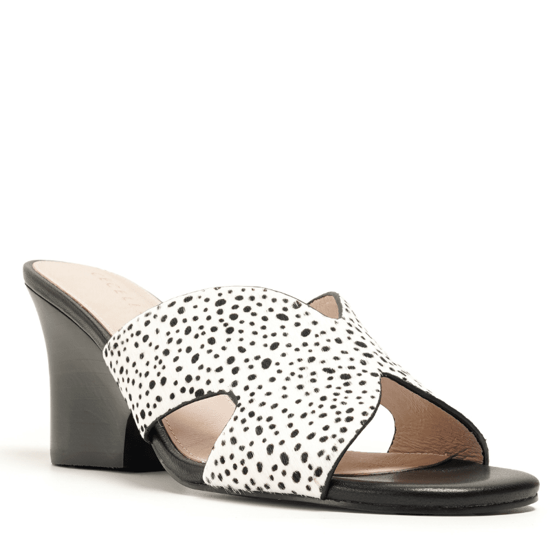 FAYE - BLACK & WHITE SANDAL