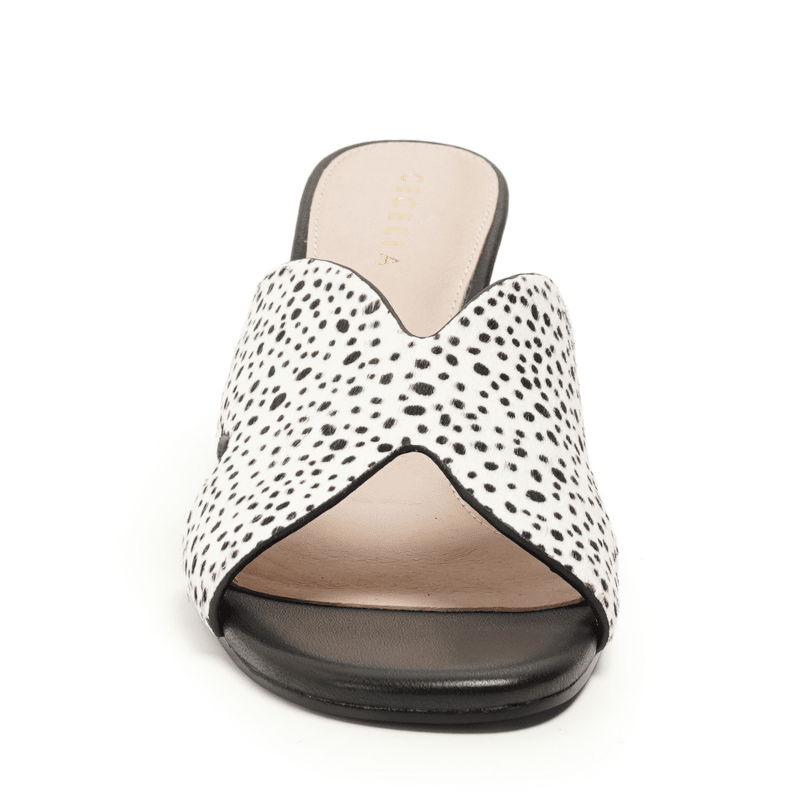 FAYE - BLACK & WHITE SANDAL