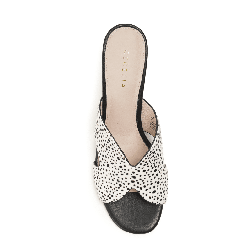 FAYE - BLACK & WHITE SANDAL