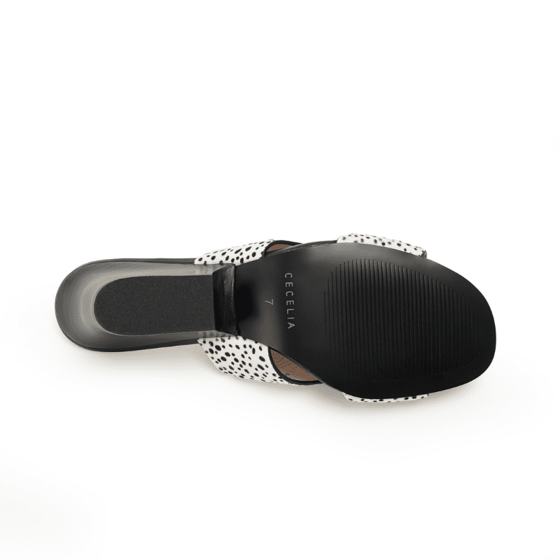 FAYE - BLACK & WHITE SANDAL