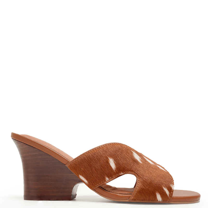 FAYE - DEER PRINT SANDAL