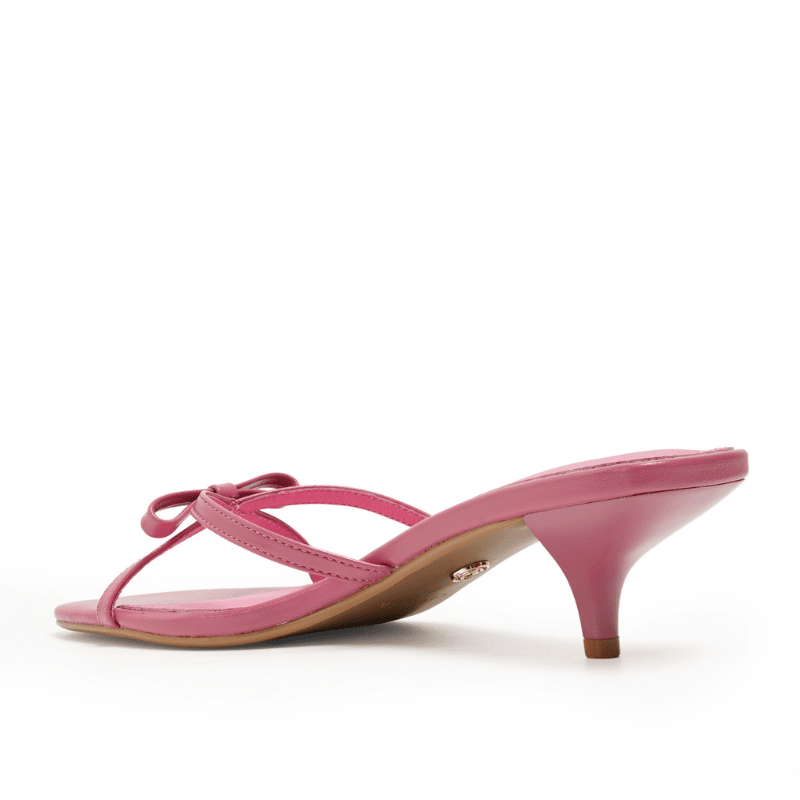 FERN - DARK PINK KITTEN HEEL