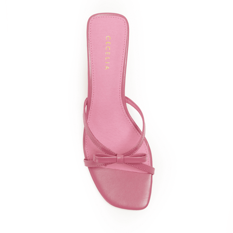 FERN - DARK PINK KITTEN HEEL