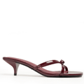 FERN - DARK RED PATENT HEEL