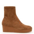 GATE - COGNAC SUEDE WEDGE BOOTIE