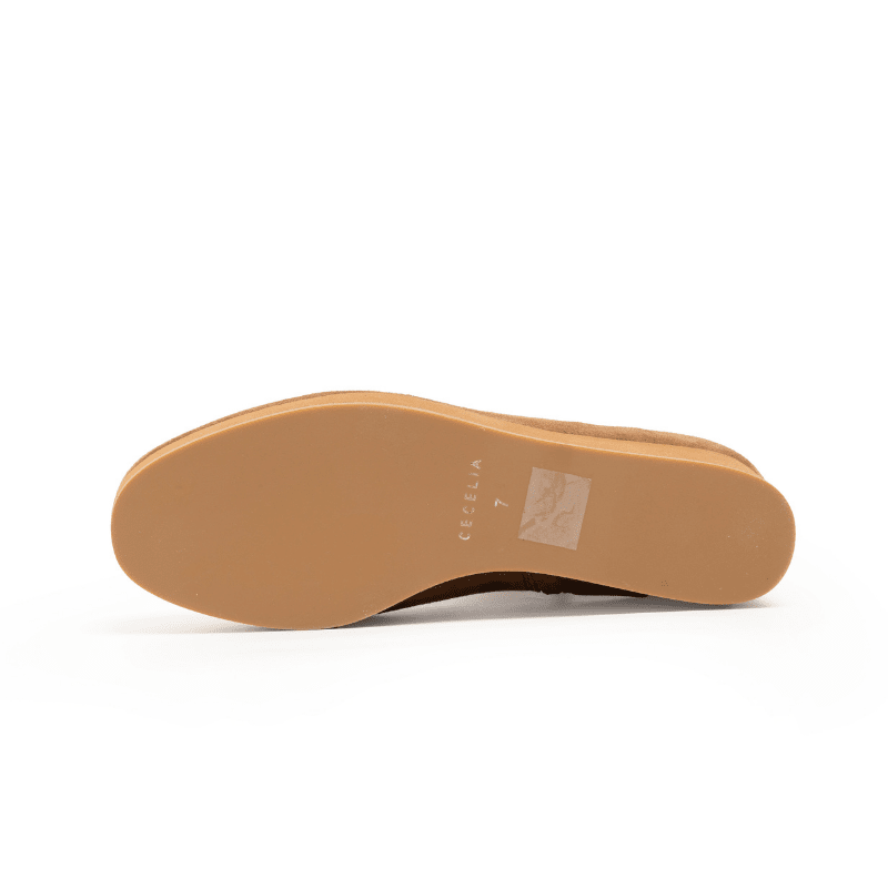 GATE - COGNAC SUEDE WEDGE BOOTIE