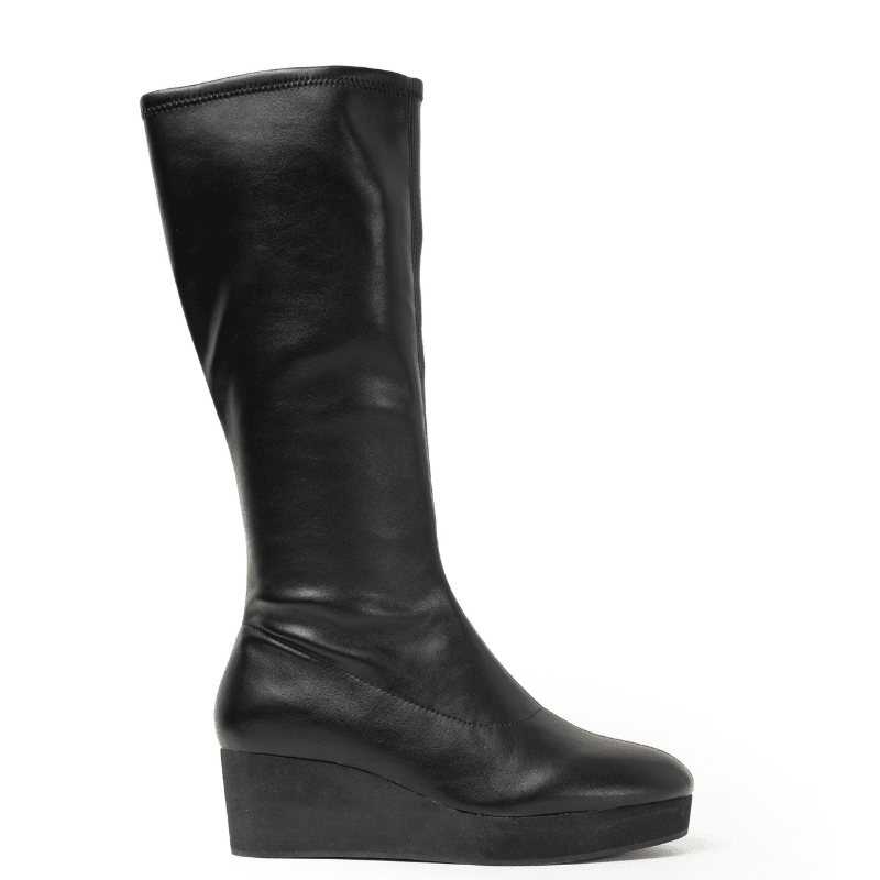 GUNTHER - BLACK WEDGE BOOT