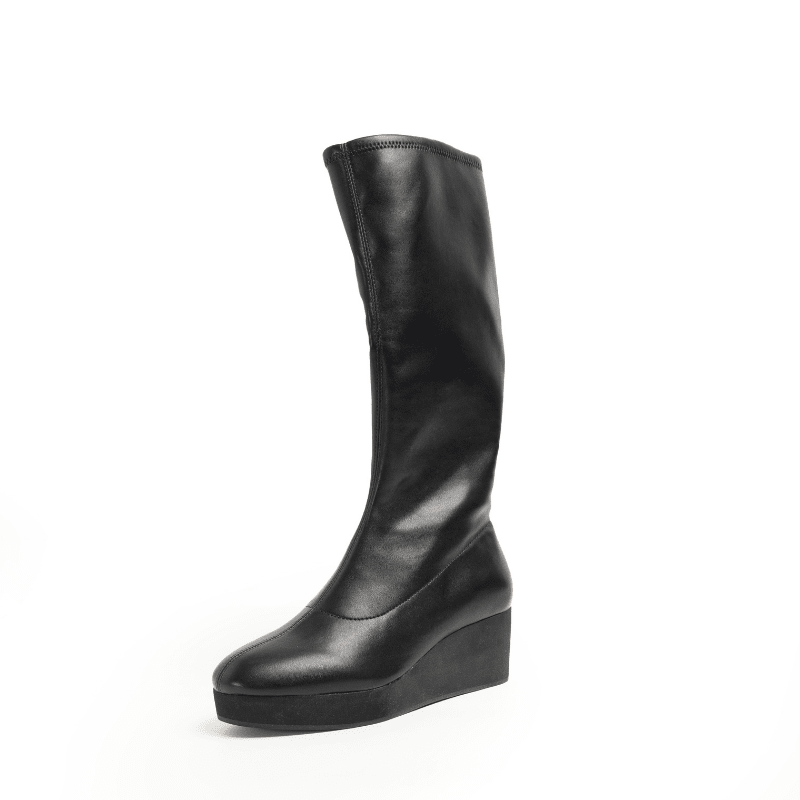 GUNTHER - BLACK WEDGE BOOT
