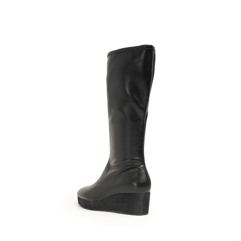 GUNTHER - BLACK WEDGE BOOT