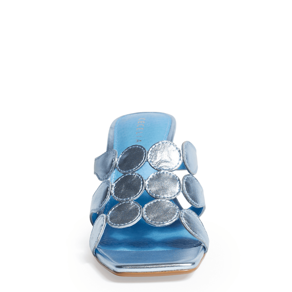 JESSICA - Blue Metallic Sandal