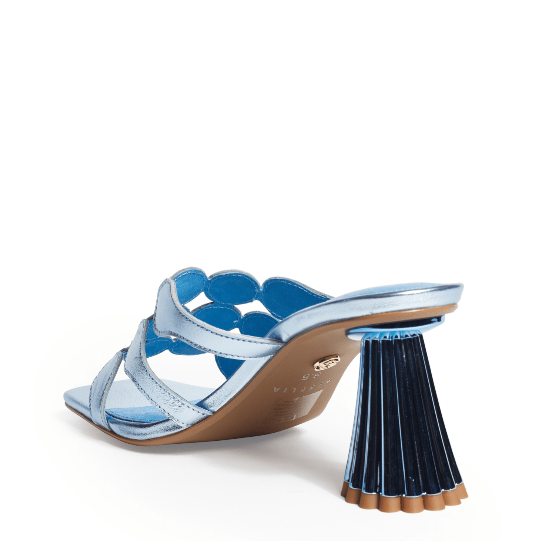 JESSICA - Blue Metallic Sandal