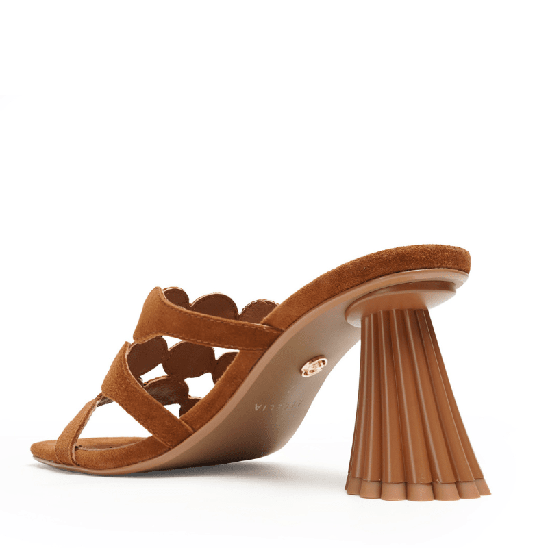 JESSICA - COGNAC SUEDE SANDAL