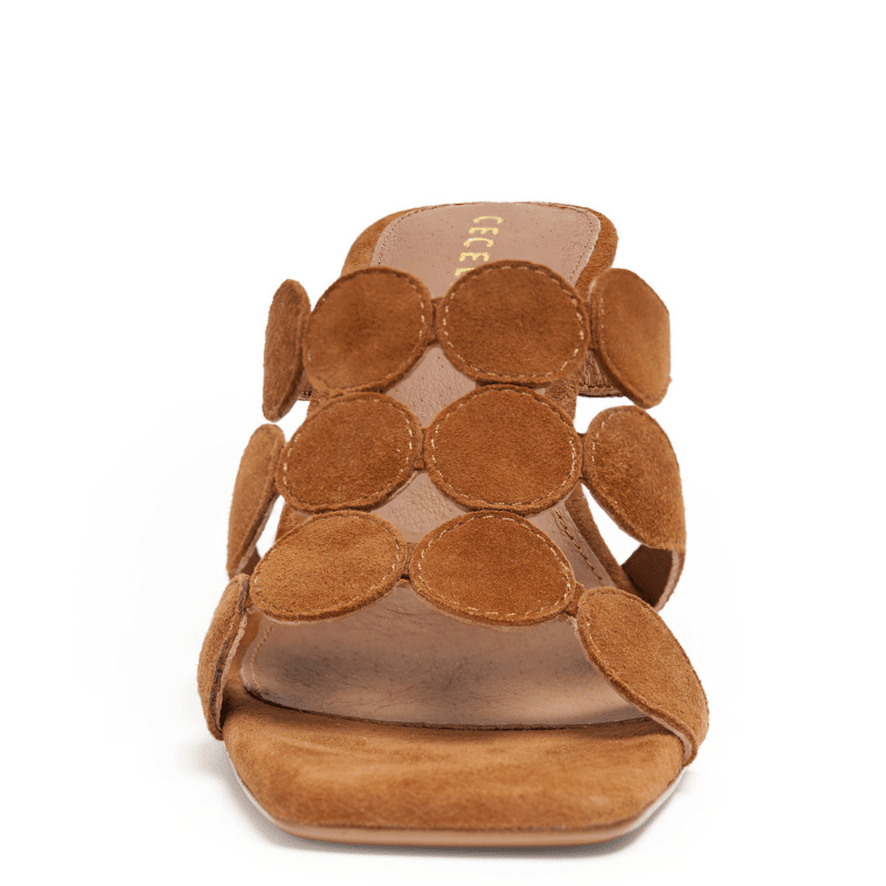 JESSICA - COGNAC SUEDE SANDAL
