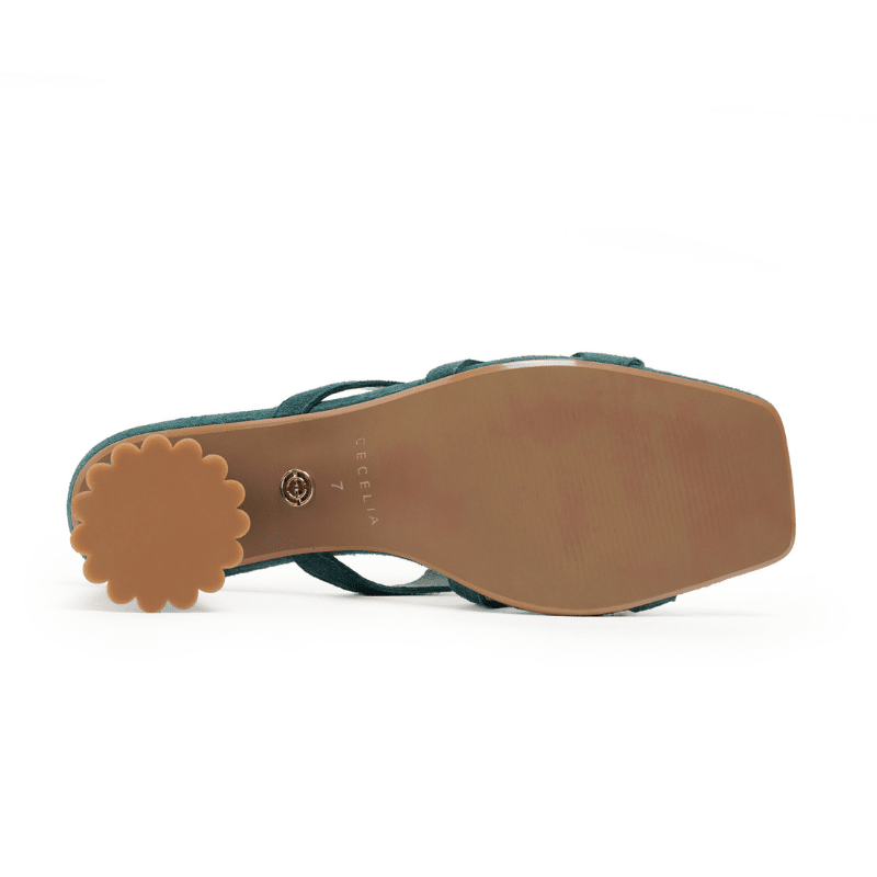 JESSICA - FORREST GREEN SLIDE SANDAL