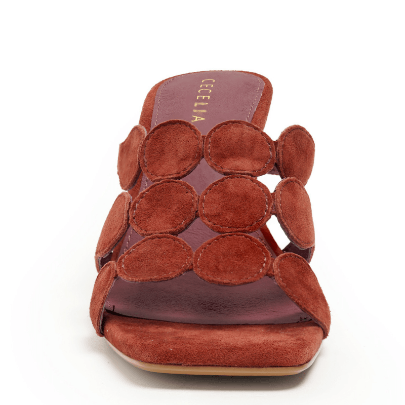 JESSICA - WINE SUEDE SANDAL