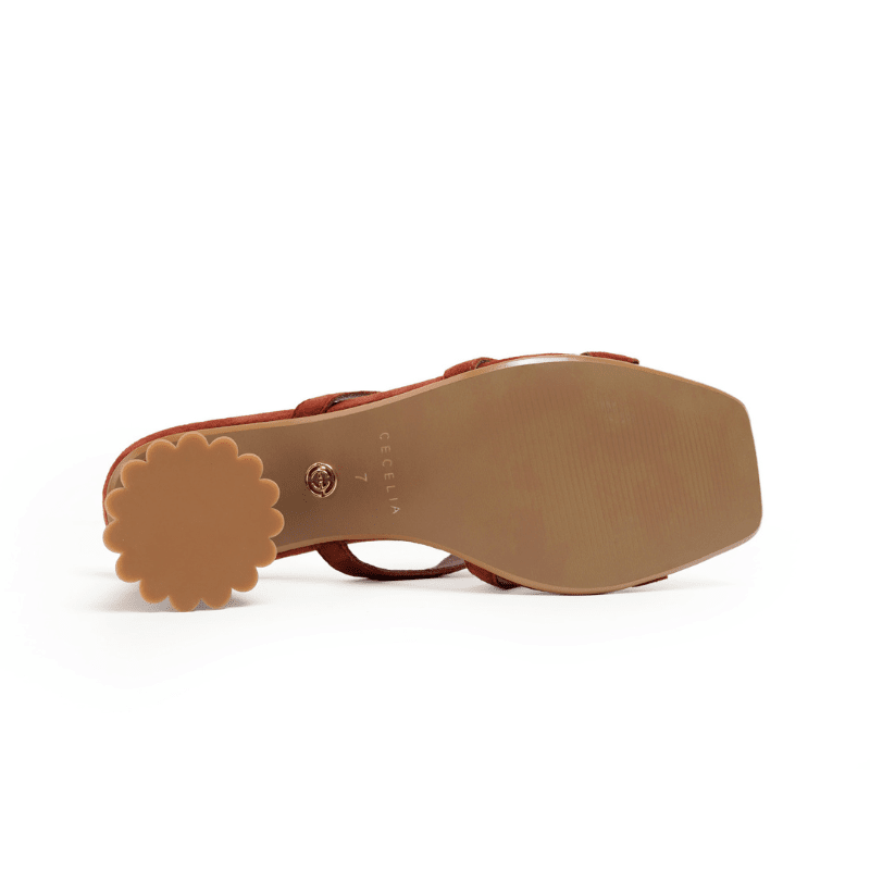 JESSICA - WINE SUEDE SANDAL