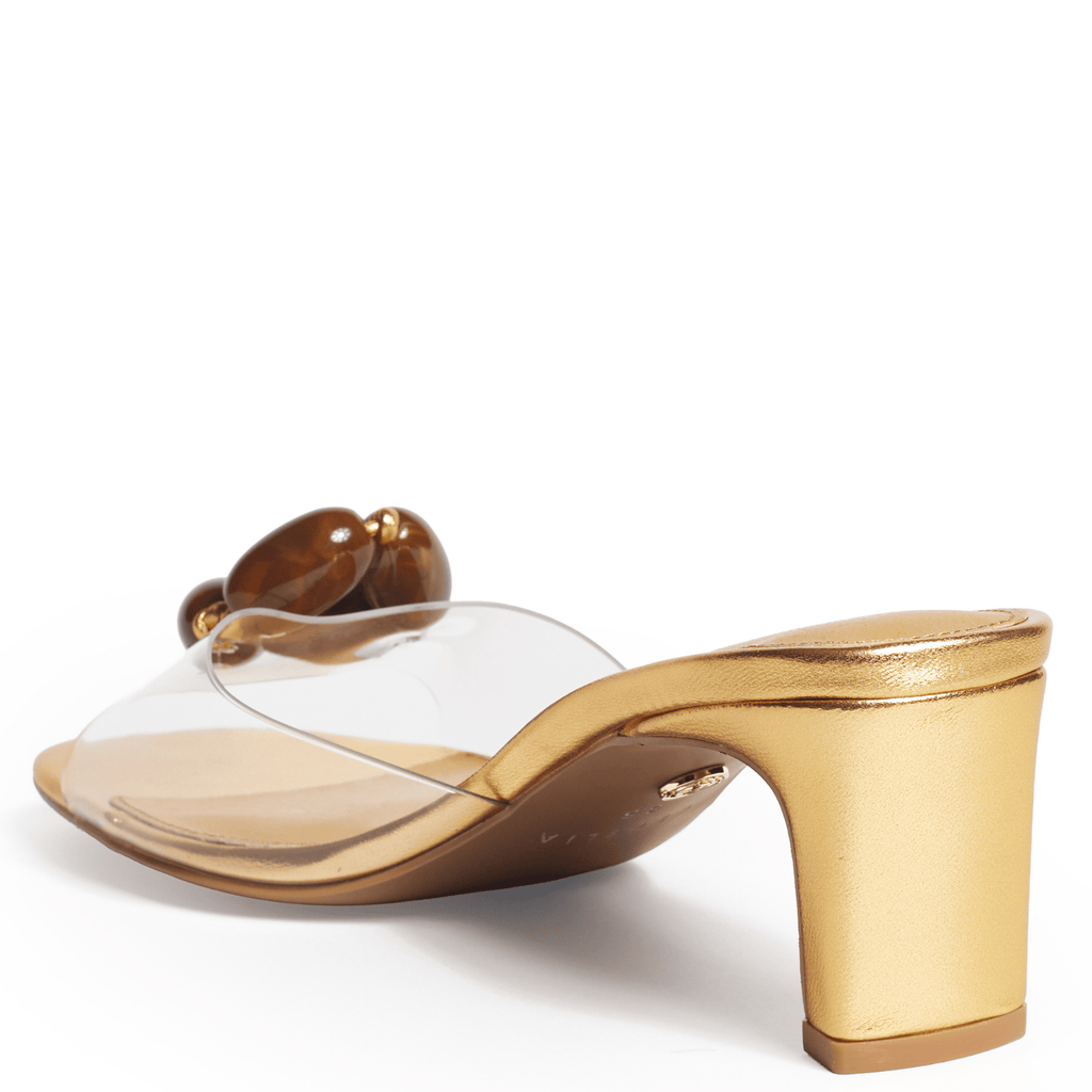 JESSY - Gold and Brown Sandal