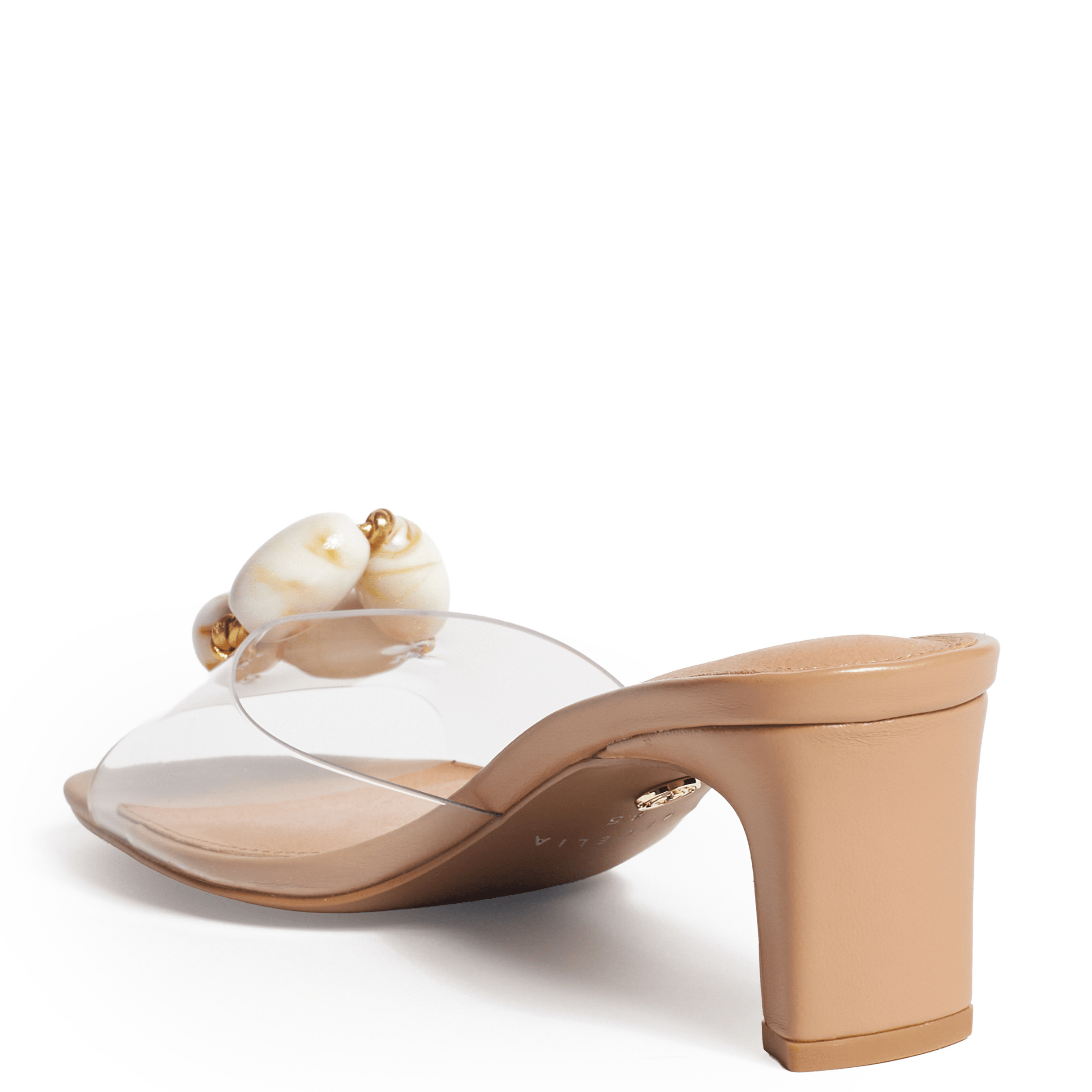 JESSY - Tea and White Slide Sandal