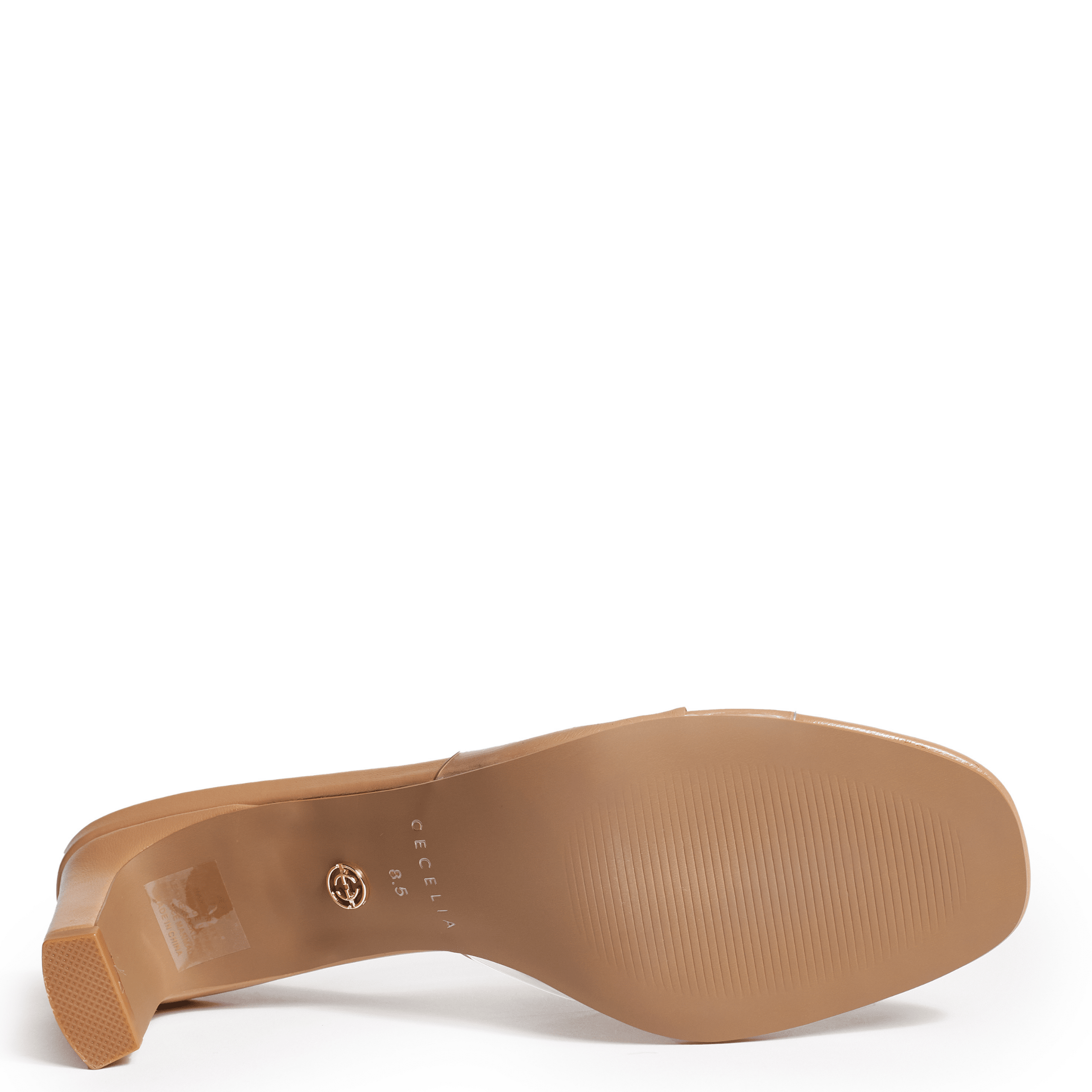 JESSY - Tea and White Slide Sandal