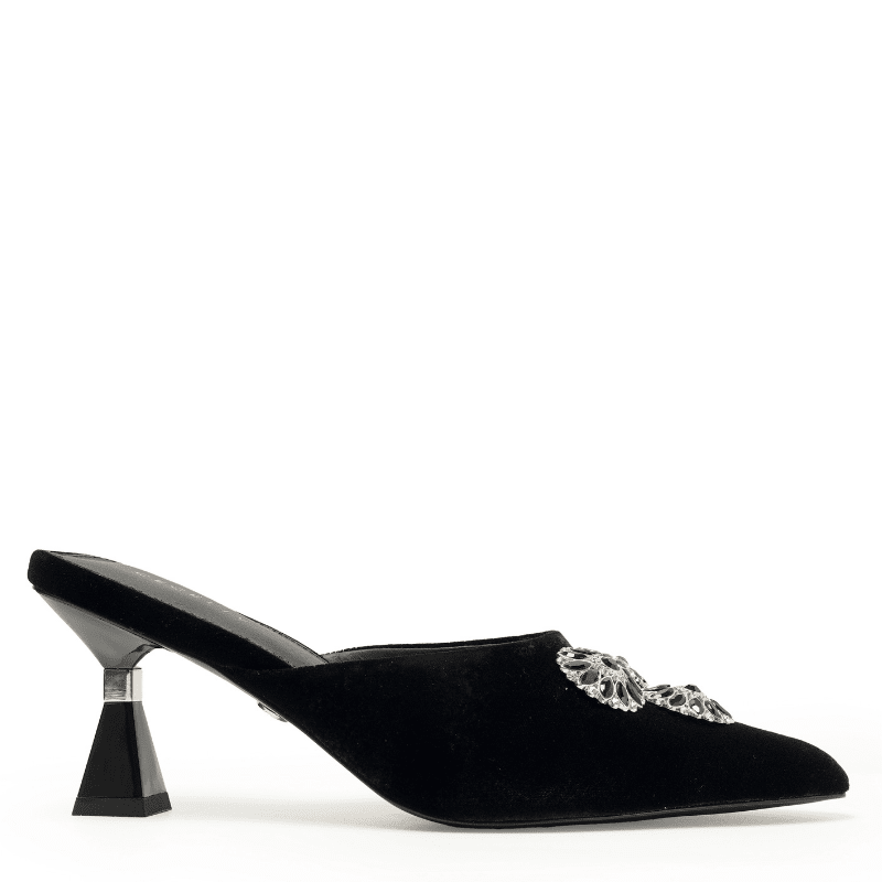 JOICE - BLACK VELVET MULE