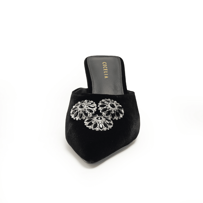 JOICE - BLACK VELVET MULE