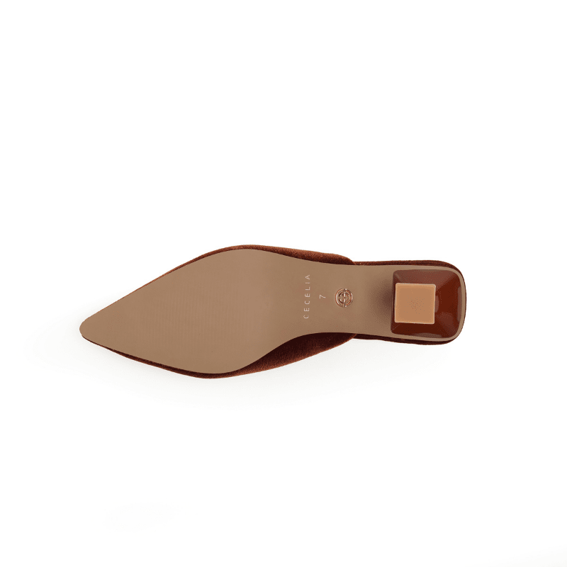 JOICE - COGNAC VELVET MULE