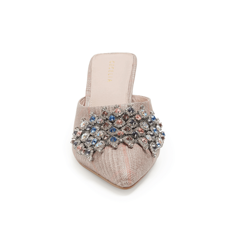 JOICE - PINK PLAID MULE