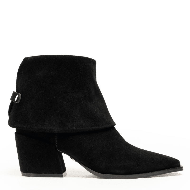 MAJO - BLACK SUEDE BOOTIE