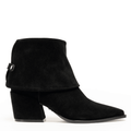 MAJO - BLACK SUEDE BOOTIE