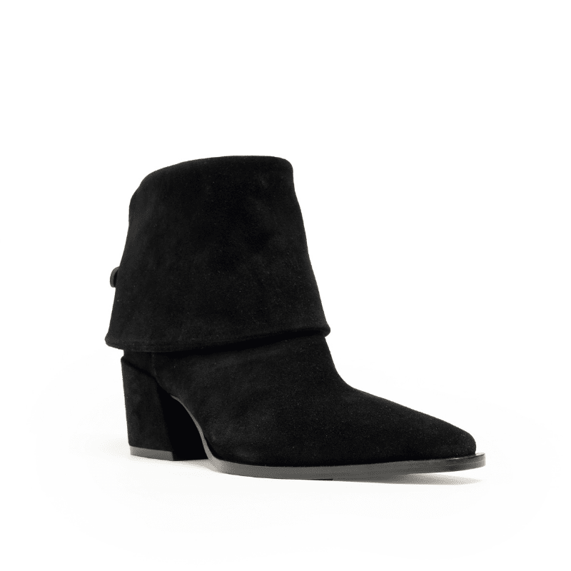 MAJO - BLACK SUEDE BOOTIE