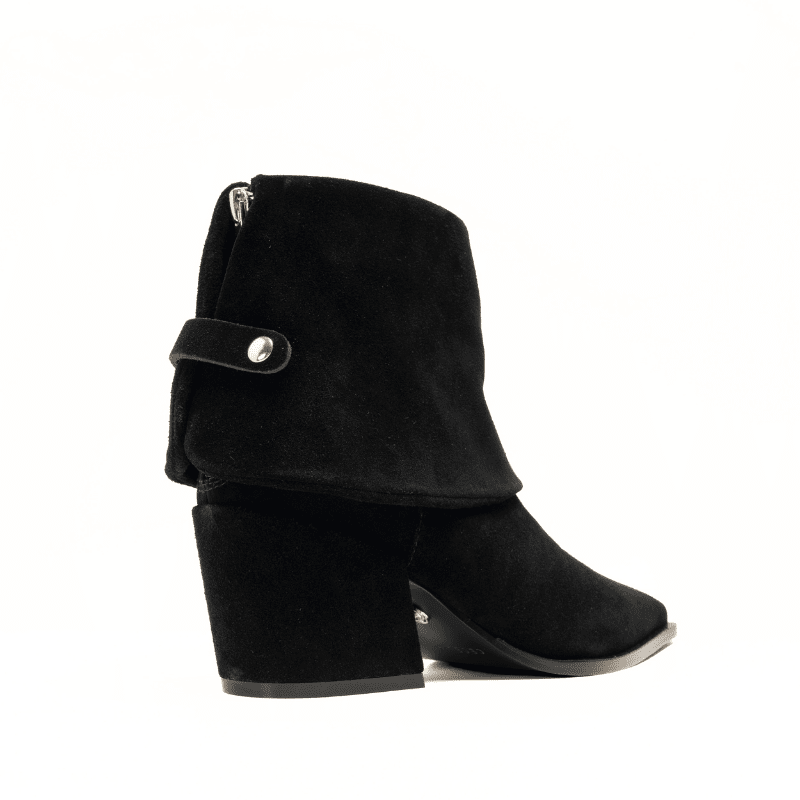 MAJO - BLACK SUEDE BOOTIE