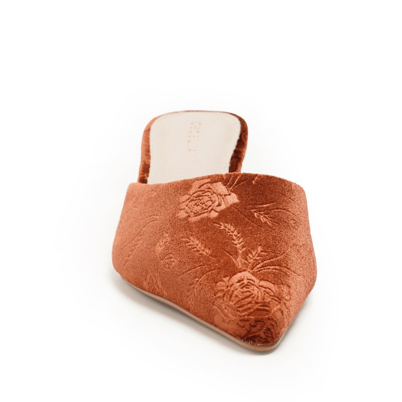 MELONY - COGNAC VELVET MULE