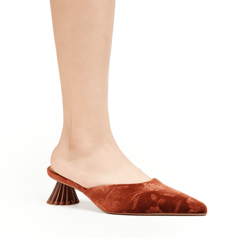 MELONY - COGNAC VELVET
