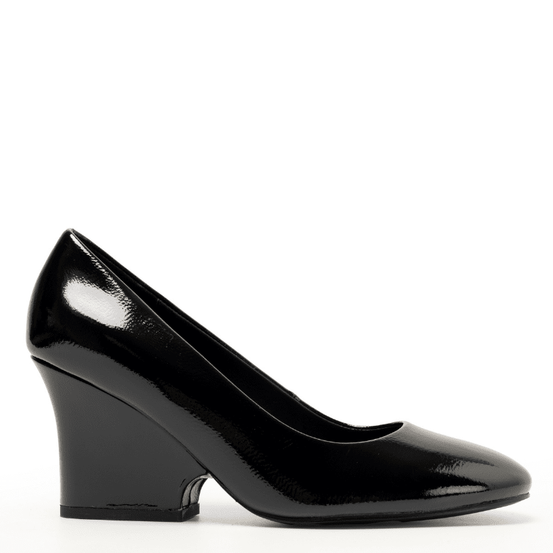 NUBIA - BLACK PATENT PUMP