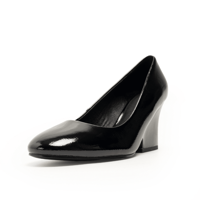 NUBIA - BLACK PATENT PUMP