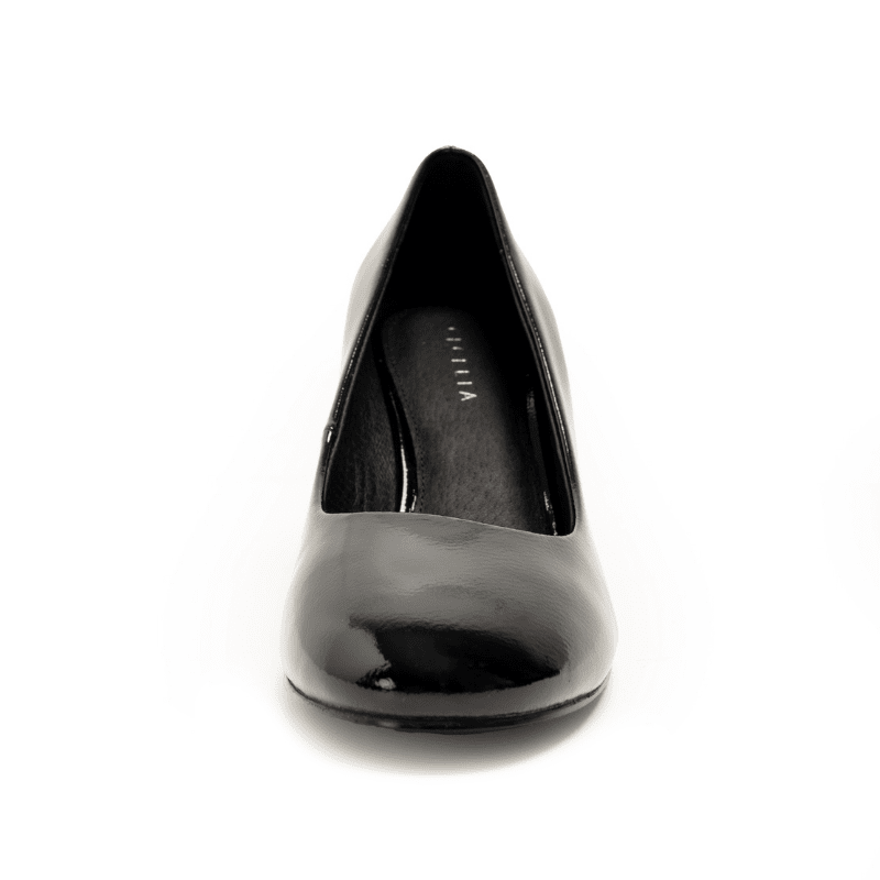 NUBIA - BLACK PATENT PUMP
