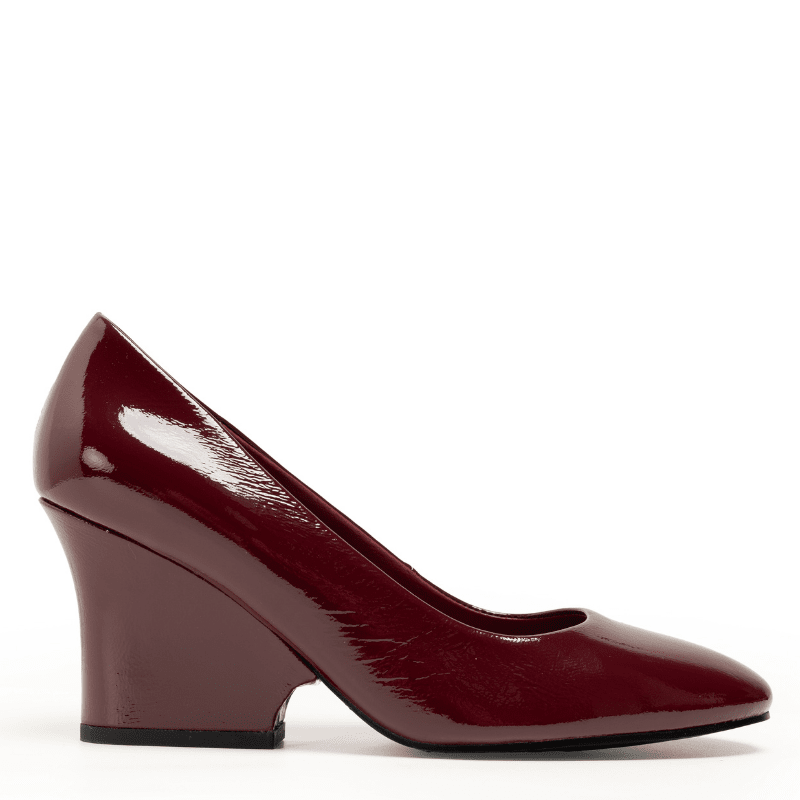 NUBIA - DARK RED PATENT PUMP